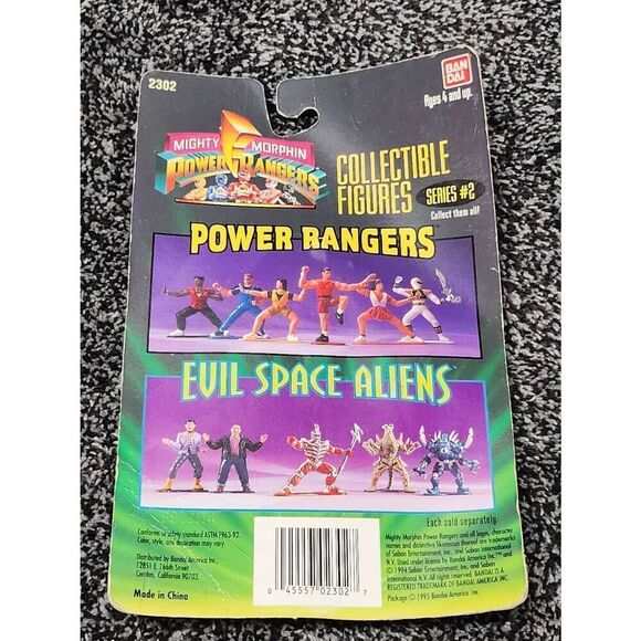 1994 BANDAI SABAN POWER RANGERS COLLECTABLE FIGURES 3" PVC - BLUE RANGER - Picture 3 of 5